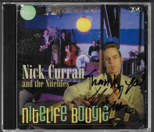 NICK CURRAN AND THE NITELIFES Nitelife Boogie USED CD *SIGNED* - Imagen 1 de 2