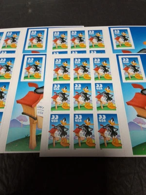 $42.90 FACE VALUE U.S. UNUSED 33 CENT STAMPS LOVE DAFFY CAGNEY FREE SHIPPING - Image 1 of 4