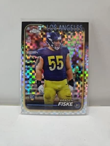 2024 Topps Chrome #273 Braden Fiske Prism Refractor - Bild 1 von 2