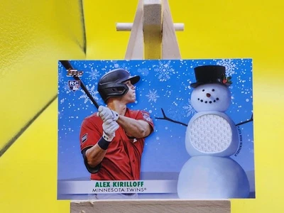 2021 Topps Wal Mart Holiday Mega Box ALEX KIRILLOFF RC ROOKIE JERSEY CARD - Image 1 of 2