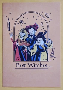 Happy Halloween Greeting Card (+ Envelope 5x7")/ Witches - Picture 1 of 4