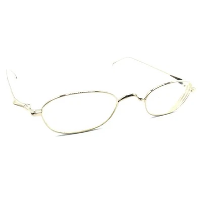 Винтажные золотые овальные металлические оправы для очков KATA Corbu Япония 46-22 140 женщин - Изображение 1 из 4