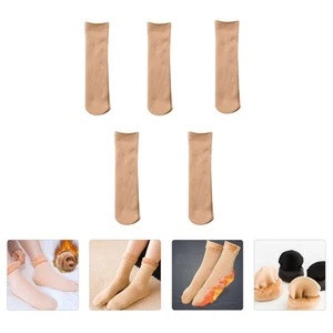 5 Pairs Thickened Fluff Socks Comfortable Socks Home Sleeping Socks - Picture 1 of 12