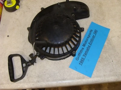 1985 YAMAHA ENTICER ET340 8Y2 oem recoil pull rope handle start starter complete - Image 1 of 4