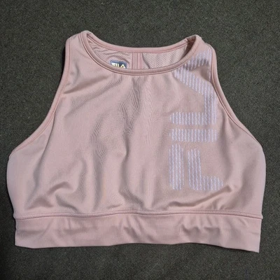 Sujetador deportivo Fila cuello alto espalda deportiva, para mujer XL rendimiento auténtico  Foto 1 de 4
