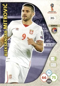 2018 Panini Adrenalyn XL Fifa Soccer World Cup Aleksandar Mitrovic Serbia #315 - Picture 1 of 2