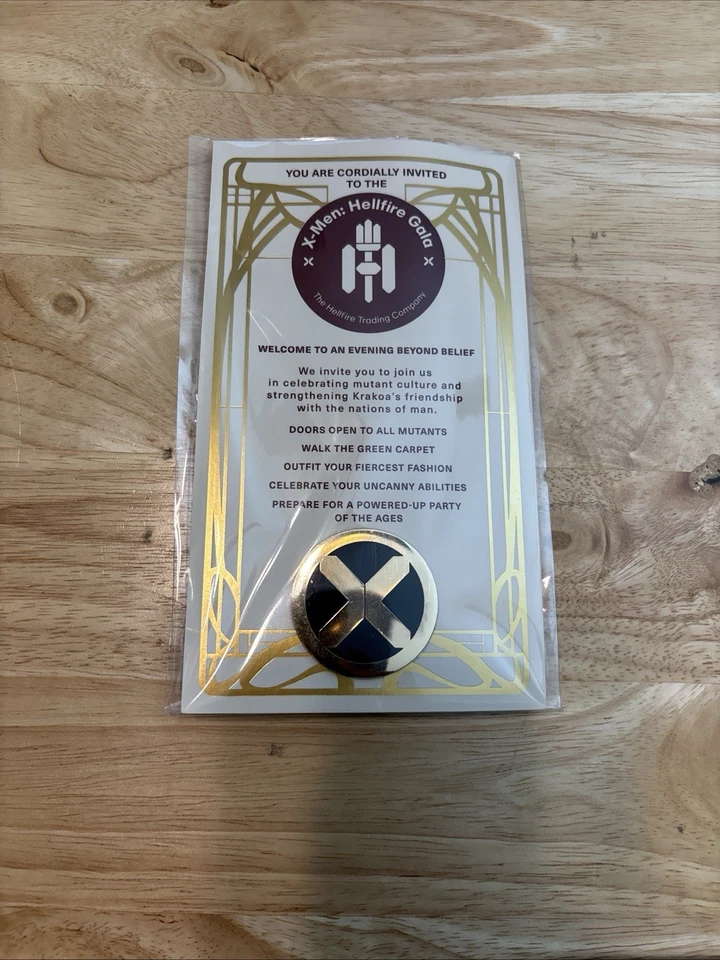2023 SDCC Exclusive Disney D23 Marvel X-Men Hellfire Gala Party LE Pin - Image 1 of 1