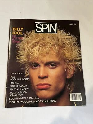 1986 June Spin Magazine, Billy Idol (MH4) - Image 1 of 3