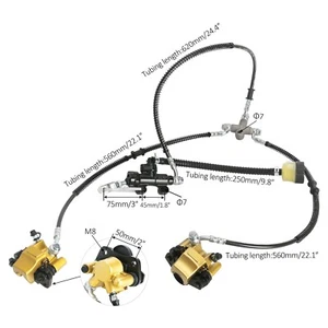 Assemblaggio pinza freno anteriore ATV per 125cc 150cc 200cc 250cc Go Kart ATV Quad - Foto 1 di 9