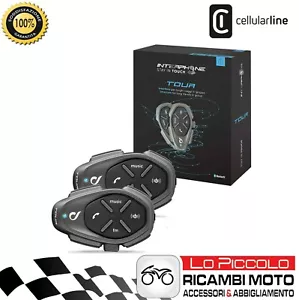 Intercomunicador Moto Casco Bluetooth Interphone Tour Radio Set Doble - Imagen 1 de 1