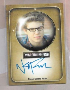Warehouse 13 Season 2 2011 autograph card Nolan Gerard Funk - Todd - Picture 1 of 2