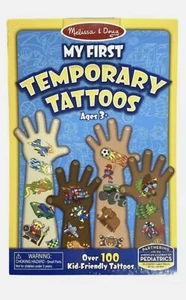MELISSA & DOUG My First Temporary Tattoos Boys Over Ages 3+ NEW - Picture 1 of 6