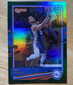 2020-21 Donruss Green Flood #176 Ben Simmons
