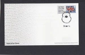 GB 2016 Post & Go Royal Navy Battle of Jutland Union Flag 1st Class FDC Alrewas - Picture 1 of 1