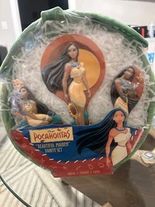 Disney Pocahontas vanity set beautiful maiden brush mirror comb vintage 90s NEW - Picture 1 of 11