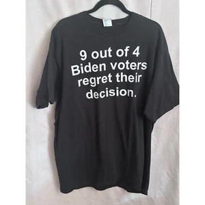 Port & Company Erwachsene Präsident Biden Humor schwarzes kurzärmeliges T-Shirt - 2X - Bild 1 von 7