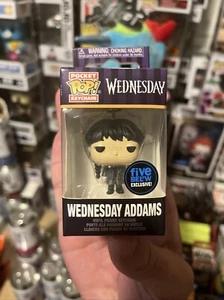 Funko Pop! Keychain: Wednesday Addams Five Below Exclusive / Jenna Ortega - Picture 1 of 8