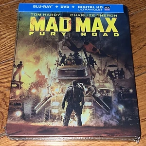 Mad Max Fury Road 2-Discs Bluray Steelbook NEW - Picture 1 of 3