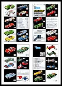 Scalectrix 1968 vintage cars Multi Print..FREE POSTAGE for UK - Picture 1 of 1