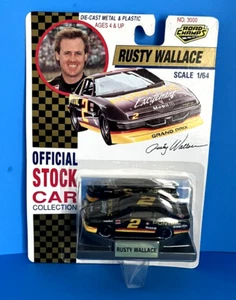 NASCAR 1992 Road Champs Official Stock Car Coll. Rusty Wallace 1:64 Diecast Toy - Picture 1 of 3