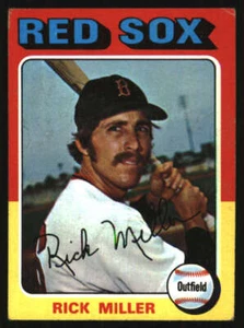 1975 Topps Mini #103 Rick Miller EX/EX+ Red Sox 606888 - Picture 1 of 2