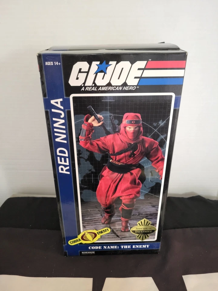 Red Ninja G.I. JOE COBRA SIDESHOW 1/6 12" Exclusivo Falta una Cabeza Foto 1 de 4