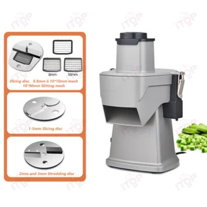Electric Vegetable Dicer Fruit Slicer Potato French Fry Cutter 110V 220V Chopper - Bild 1 von 16