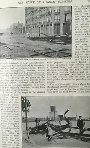 Cabo Machichaco Steamship Steamer Explosion Santander 1893 Rare 1901 Article - Bild 1 von 7