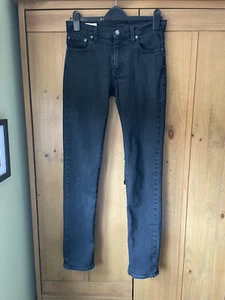 Levi's 511 Slim Fit Jeans Black 30W 34L GREAT CONDITION - Picture 1 of 3