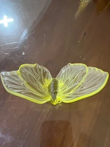 Signed Lalique Open Wing Butterfly Papillon Aurore Crystal Figurine 4.5” - Picture 1 of 12
