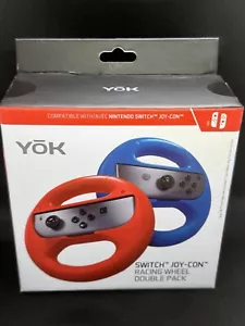 YOK Switch Joy-con Racing Wheel for Switch Double Pack NIB. - Picture 1 of 4