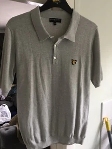 Lyie & Scott Mens  Polo Shirt Medium.. Thick Cotton - Picture 1 of 4