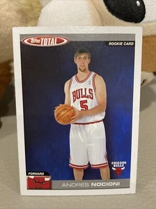 NBA 2004-05 Topps Total Rookie RC Chicago Bulls Argentina Andrés Nocioni - Picture 1 of 2