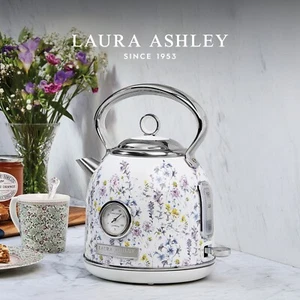 Laura Ashley Electric Kettle 1.7L Stainless Steel Kettle 2200W Fast Boil Kettle - Picture 1 of 7