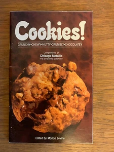 Cookies! 1993 Cookbook,Chicago Metallic Bakeware,Levine, *Crunchy *Chewy*Nutty* - Picture 1 of 1