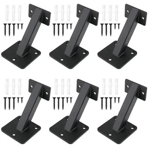 RealPlus Schwerlast Stahl Handlauf Halterungen für Holz Flach Quadrat Treppengeländer - Bild 1 von 54