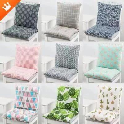 Garden Rocking Deck Chair Cushion High Back Chair Tie On Seat Pads Cushions Set