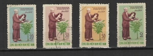 République du Sud Vietnam 1975 Président Hô Chi Minh 4 timbres oblitérés /TR9980 - Imagen 1 de 1