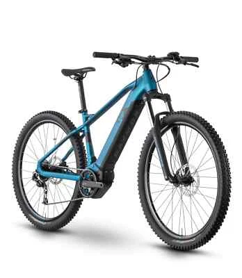 27,5 Zoll Raymon HardRay E 5.0 Pedelec E-Bike MTB matt blau 70Nm 630Wh 50 cm