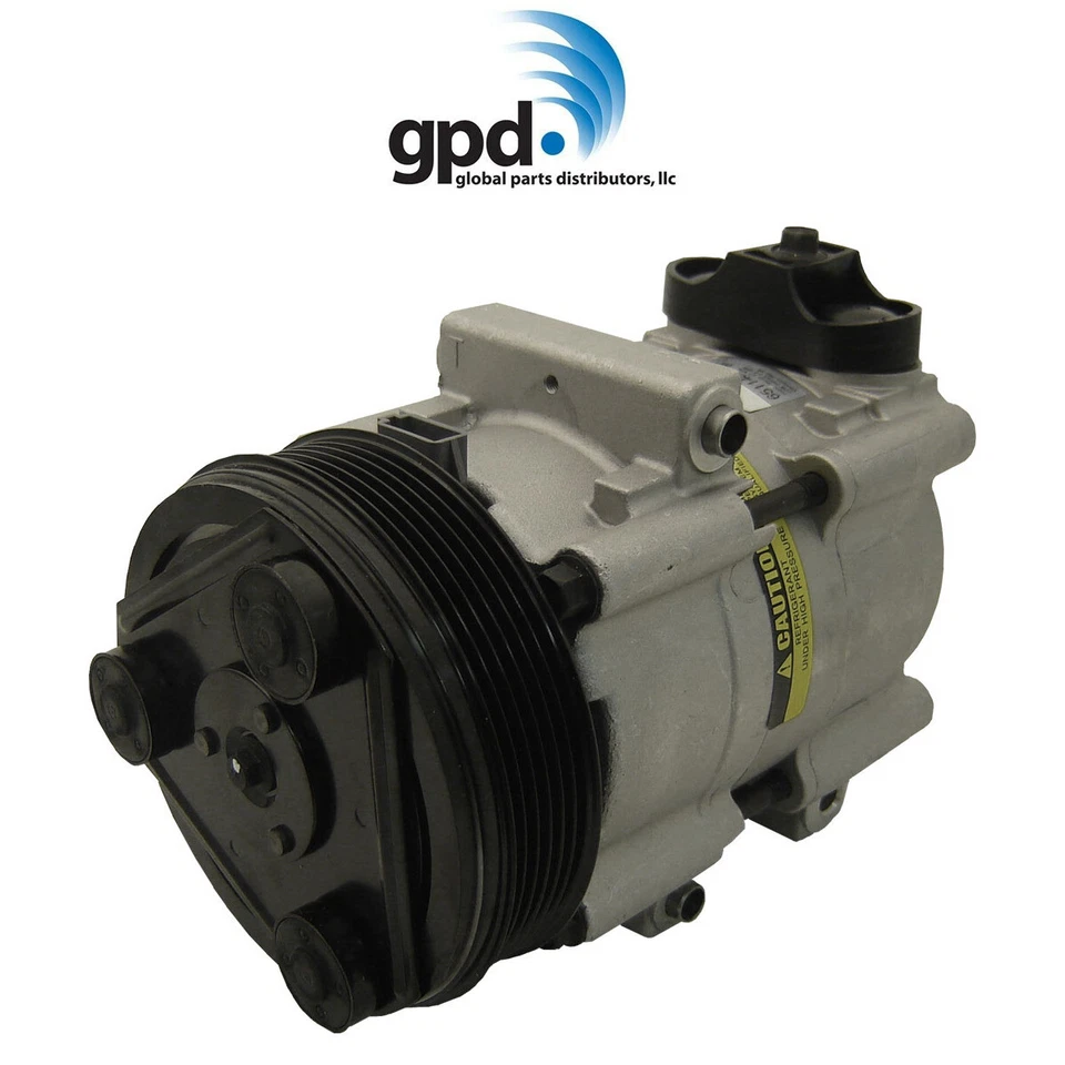 GPD A/C Compressor 6511480 For 02-07 Ford F-150 F-250 F-350 F-450 F-550 Lincoln Foto 1 de 1