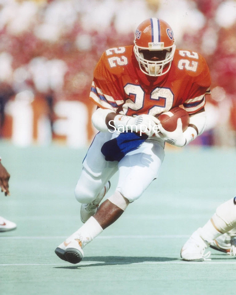 Póster impreso fotográfico de fútbol americano Emmitt Smith Florida Gators 8x10 ES9 Foto 1 de 1
