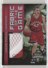 2016-17 Panini Totally Certified Camo /25 Jakob Poeltl #12 Rookie RC