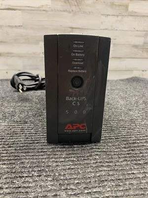 Used APC Back-UPS CS 500  Tower UPS BK500LK No Battery - Image 1 of 4