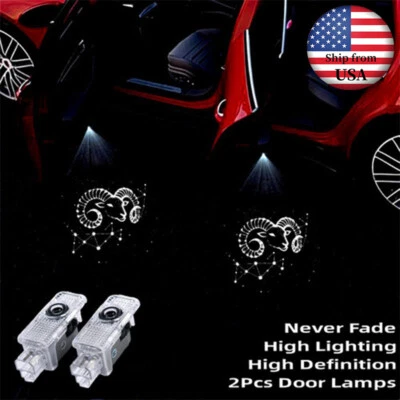 2Pcs Lighting Door Lights LED Lighting for Audi A1 A3 A4 A5 A6 A7 A8 Q3 Q5 Q7 TT - Image 1 of 4