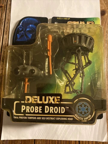 Star Wars - Power of the Force - Deluxe Probe Droid GALACTIC EMPIRE Sealed New Cover