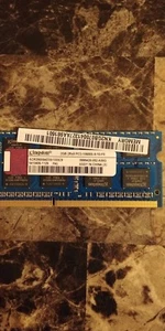 Kingston PC3 computer portatile RAM 2 GB 10600S-9-10-F0 - Foto 1 di 2