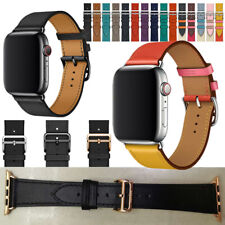 Genuine Leather For Apple Watch Band Strap For iWatch Series 6 5 4 38/42/40/44mm