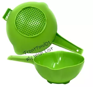 TUPPERWARE Colino Colino 2 Qt e 1 Quart con Manico Verde Mela Classico - Foto 1 di 7