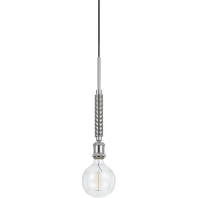 CAL Lighting & Accessories FX-3652-1 Transformer Mini Pendant Brushed Steel - Image 1 of 2