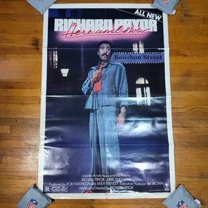 Poster Commedia Promozionale Vintage 1983 Richard Pryor Qui e Ora Originale  - Foto 1 di 8